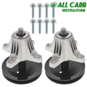 2PK Spindle Assembly For MTD Troy-Bilt 42" Deck 918-06991 618-06991 - Picture 1 of 6