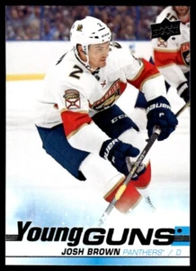 2019-20 Upper Deck Young Guns Josh Brown RC- Florida Panthers #247 - Picture 1 of 2