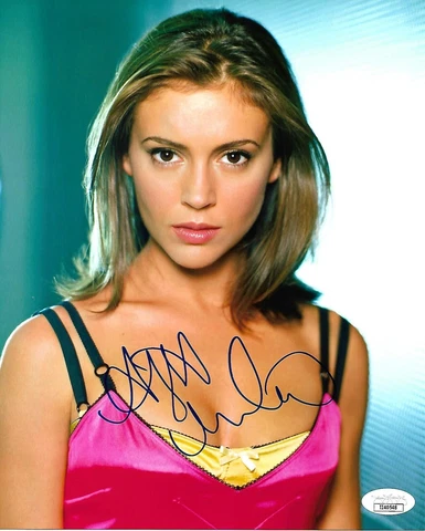 ALYSSA MILANO SIGNED 8x10 CHARMED PHOTO RARE AUTOGRAPHED +JSA COA Cover