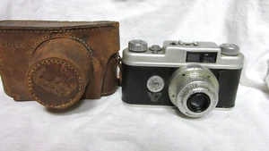 VINTAGE 1950s EARLY ARGUS C4 CAMERA W/ CASE - Picture 1 of 5