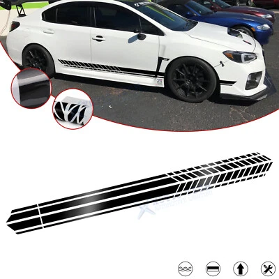 JDM Auto Accessories Black Side Skirt Fender Sticker For Mazda 3 6 MX-5 Miata - Image 1 of 4