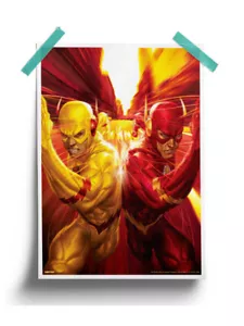 Flash vs Thawne - The Flash Official Poster 12" X 18" 300 GSM Paper Matte Finish - Picture 1 of 1