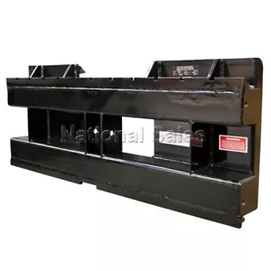 Skid Steer Pallet Forks Carriage Bobcat Posi Case Cat Mustang 2500kg (No Tynes) - Picture 1 of 2
