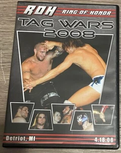 ROH Tag Wars 2008 DVD Ring Of Honor WWE AEW NXT TNA PWG - Foto 1 di 2