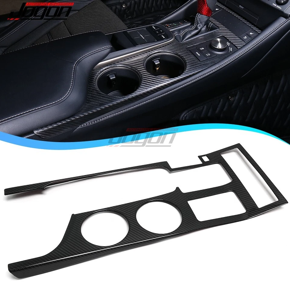 CARBON Central Console Gear Panel Trim For Lexus RC200t 300 350 RC F SPORT 2015+ - Image 1 of 4