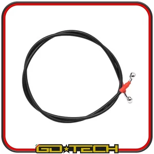 TUBO FRENO IN TRECCIA AERONAUTICO MOTO SCOOTER RACING UNIVERSALE 200 cm NERO - Imagen 1 de 2