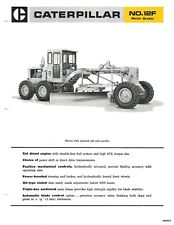 Equipment Brochure - Caterpillar - 12F- Motor Grader - 1970 (E6909)