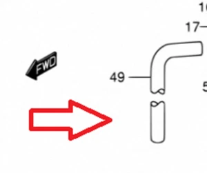 SUZUKI AN400 K1 BURGMAN TUBO CARBURATORE PIPE RUBBER 4.5X8X480 13684-15F00 - Foto 1 di 7
