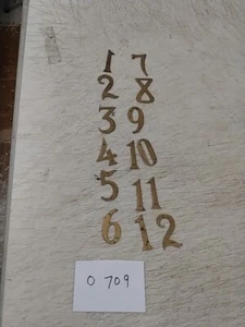 SESSIONS MISSION WALL CLOCK NUMBERS - Picture 1 of 5