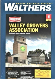Spur N Walthers Cornerstone 933-3251 Valley Growers Association Getreideaufzug - Bild 1 von 1