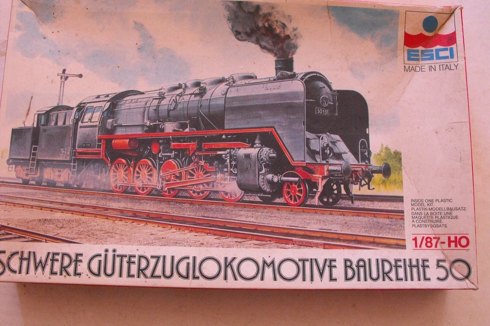 KIT SCALA 1/87 ESCI COD.H-1002 SCHWERW GUTERZUGLOKOMOTIVE BAUREINE 50 - Immagine 1 di 1