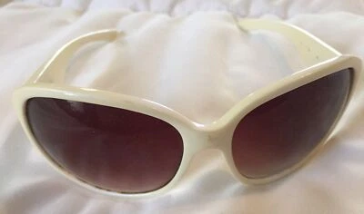 Gafas de sol Armani Exchange vintage blancas con tinte marrón # descoloridas talla estándar  Foto 1 de 4