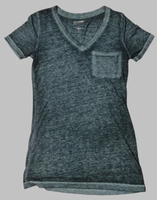 Camiseta negra con bolsillo Arizona Jean Co. XS para mujer Foto 1 de 4