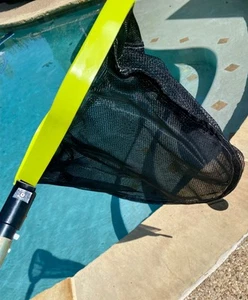 Pool Net Skimmer with Reinforced Frame Large Capacity Cleaning Fine Mesh Nets - Picture 1 of 8