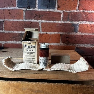 Aladdin Modell 11 Laternendocht NOS mit Originalkarton Vintage Lampenteil unbenutzt - Bild 1 von 10