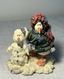 Boyds Bears~Wee Folkstone~Gaston Coldfin...The Masterpiece~Snowman~Style #36801 - Picture 1 of 3