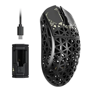 R5 Ultra Souris Gaming sans Fil HyperSpeed Fibre de Carbone Ultralégère 39g F... - Photo 1/9