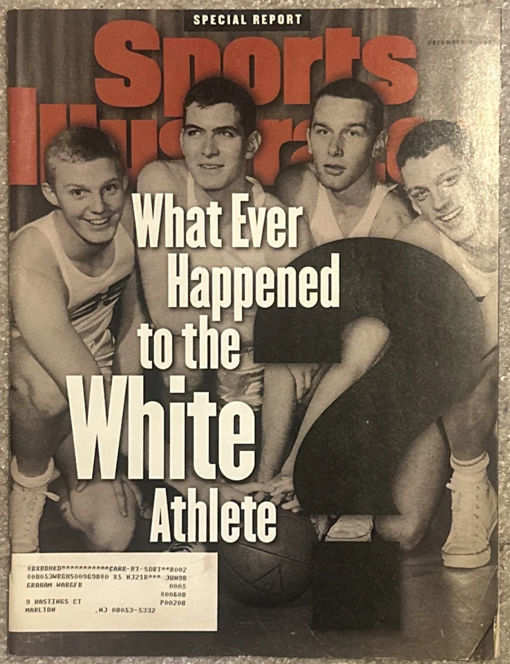 Revista de colección Sports Illustrated What Ever Happened To The White Athlete 1997 Foto 1 de 1
