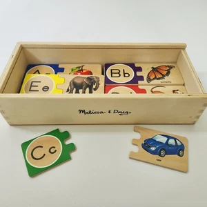 Melissa und Doug Buchstabenpuzzle Selbstkorrigierend A bis Z Holz 52 Teile mit Box - Bild 1 von 7