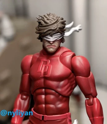 Modelo esculpido cabeza de hombre súper atrevido masculino 1/12 para muñeca figura de acción de 6"" Foto 1 de 4