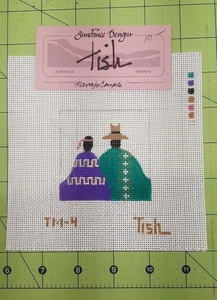 NEW Sundance Designs Needlepoint Handpainted Canvas TISH TM-4 - Picture 1 of 1