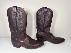 Dan Post Leder Ochsenblut Herren Stiefel Cowboy Western Größe 10,5 D - Bild 1 von 10