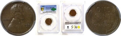 Anverso de doble matriz 1955. Centavo Lincoln.  - PCGS MS-63 BN.  CAC Foto 1 de 3