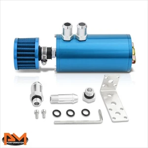 TANQUE/CANTA + FILTRO DE AIRE DEPÓSITO DE MOTOR DE ALUMINIO 5.5""X2.4"" AZUL CIELO - Imagen 1 de 6