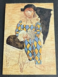 Postal: Arte Pablo Picasso ~ "Pablo como Arlequín" 1924/25 Herederos 1991 - Imagen 1 de 2