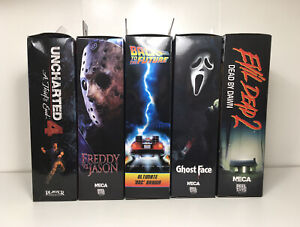 NECA Ultimate Box Only Lot Evil Dead Friday the 13th Ghost Face Uncharted BTTF