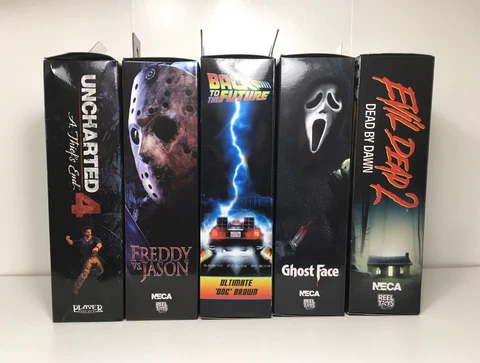 NECA Ultimate Box Only Lot Evil Dead Friday the 13th Ghost Face Uncharted BTTF Cover