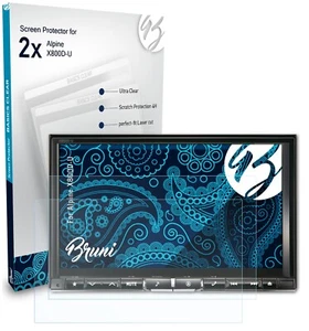 Bruni 2x Proteggi Schermo per Alpine X800D-U Pellicola Protettiva - Foto 1 di 4