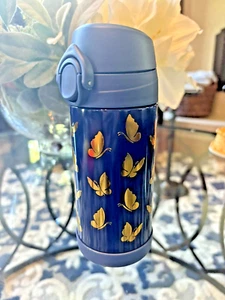 School Pottery barn Disney glitter rainbow garden WATER BOTTLE Travel girl 🌈 - - Picture 1 of 11