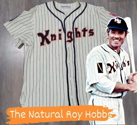 1939 VINTAGE AUTHENTIC ROY HOBBS BY KNIGHTS EBBETS FIELD FLANNELS JERSEY 60 4XL Cover