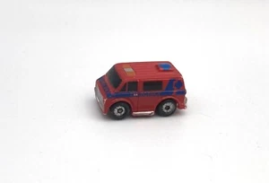 Chevrolet Van Ambulancia Vintage Micro Machines Galoob 1987 Años 70 Rojo y Azul - Imagen 1 de 6