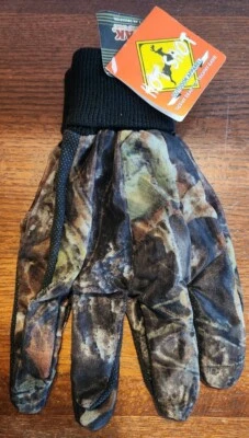Hot Shot Mesh Gloves Mossy Oak Model 91-1732T-1-D Breathable Mesh Fabric OS NEW - Image 1 of 4