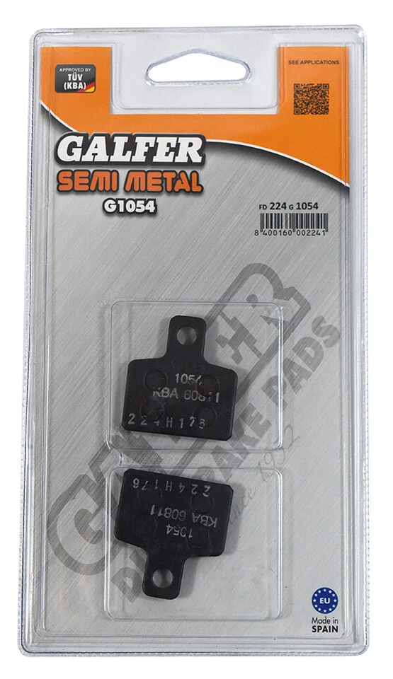 Galfer Brake Pads Front For Tomos MC 50 Senior Pro 2005-2007 - Image 1 of 1