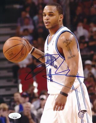 Jameer Nelson Orlando Magic Signed/Autographed 8x10 Photo JSA 161051 - Image 1 of 2
