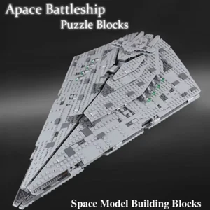 Spaceship Model Building Blocks First-Order Destroyer Building Blocks Puzzle Spl - Picture 1 of 7