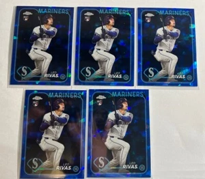 Leo Rivas 2024 Topps Chrome Sapphire Update Seattle Mariners RC USCS279 Lot 5 - Picture 1 of 2