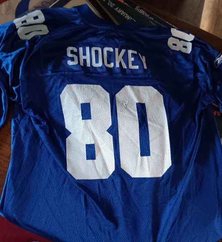 JEREMY SHOCKEY INDIANAPOLIS COLTS FOOTBALL JERSEY NFL SIZE 2XL Cover