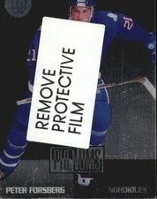1994-95 Leaf Phenoms Nordiques Hockey Card #3 Peter Forsberg