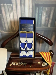 Albert Thurston Braces/Suspenders Woven Barathea in a Range of Plain and Soli... - Picture 1 of 4