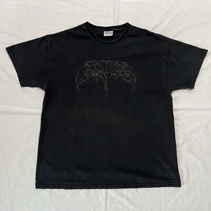 VTG Y2K XL Sothis Death Metal Band Short Sleeve T Shirt Black Extra Large RARE - Picture 1 of 7