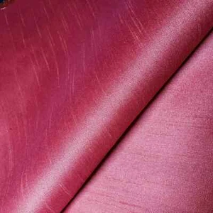 15 YARD LOT BRIGHT SALMON CORAL FAUX SILK DUPIONI FABRIC 58" DRAPERY - DRESS - Picture 1 of 5