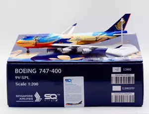 SQ Wings 1:200 Singapore Airlines Boeing B747-400 Diecast Aircraft Model 9V-SPL - Picture 1 of 11