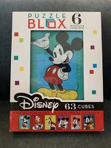 Disney Puzzle Blox - 6-seitig - 63 Würfel - Mickey, Minnie, Goofy, Pluto, Donald - Bild 1 von 7