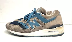 New Balance 997 Made in USA Blue Mens Size 9.5 M997CEF Castaway - Picture 1 of 11