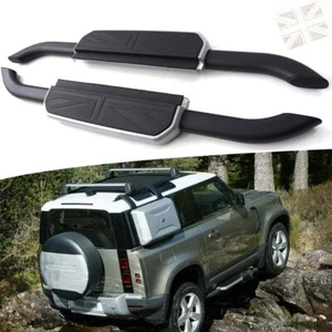 Fits for Land Rover Defender 90 L663 2020-2025 Running Board Nerf Bar Side Step - Picture 1 of 6