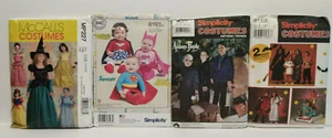 3 Simplicity and 1 McCalls Sewing Patterns Various Kid Costume  - Picture 1 of 1